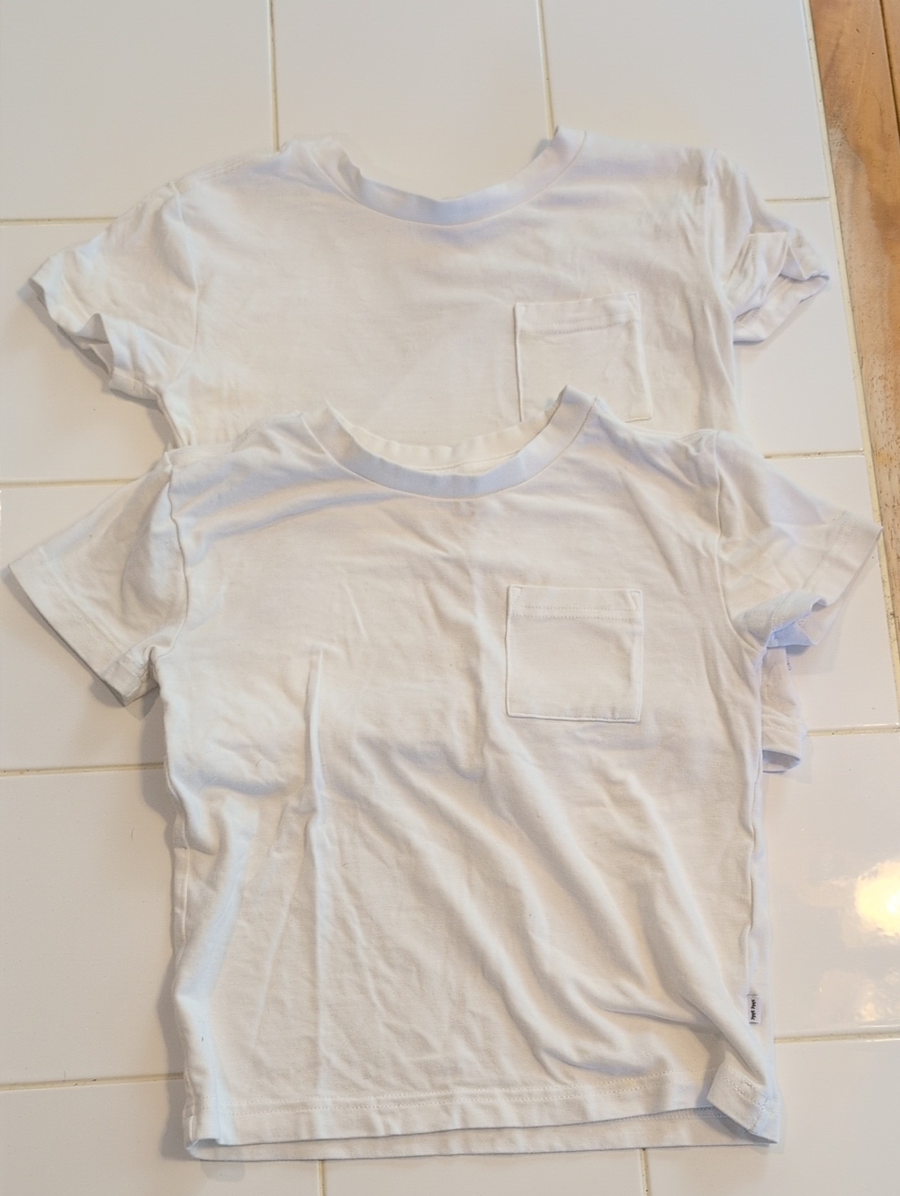 Little Sleepies Classic White Pocket T-Shirt